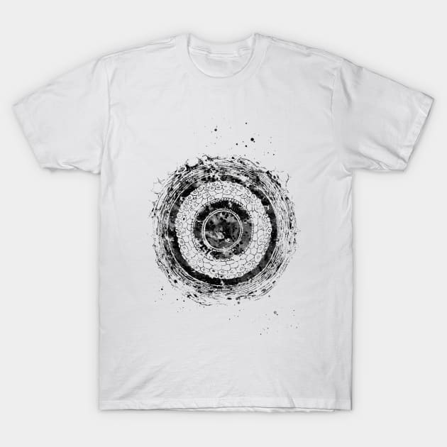 Cross Section of Human Hair T-Shirt by erzebeth